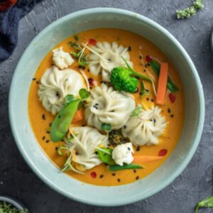Mushroom Jhol Momo